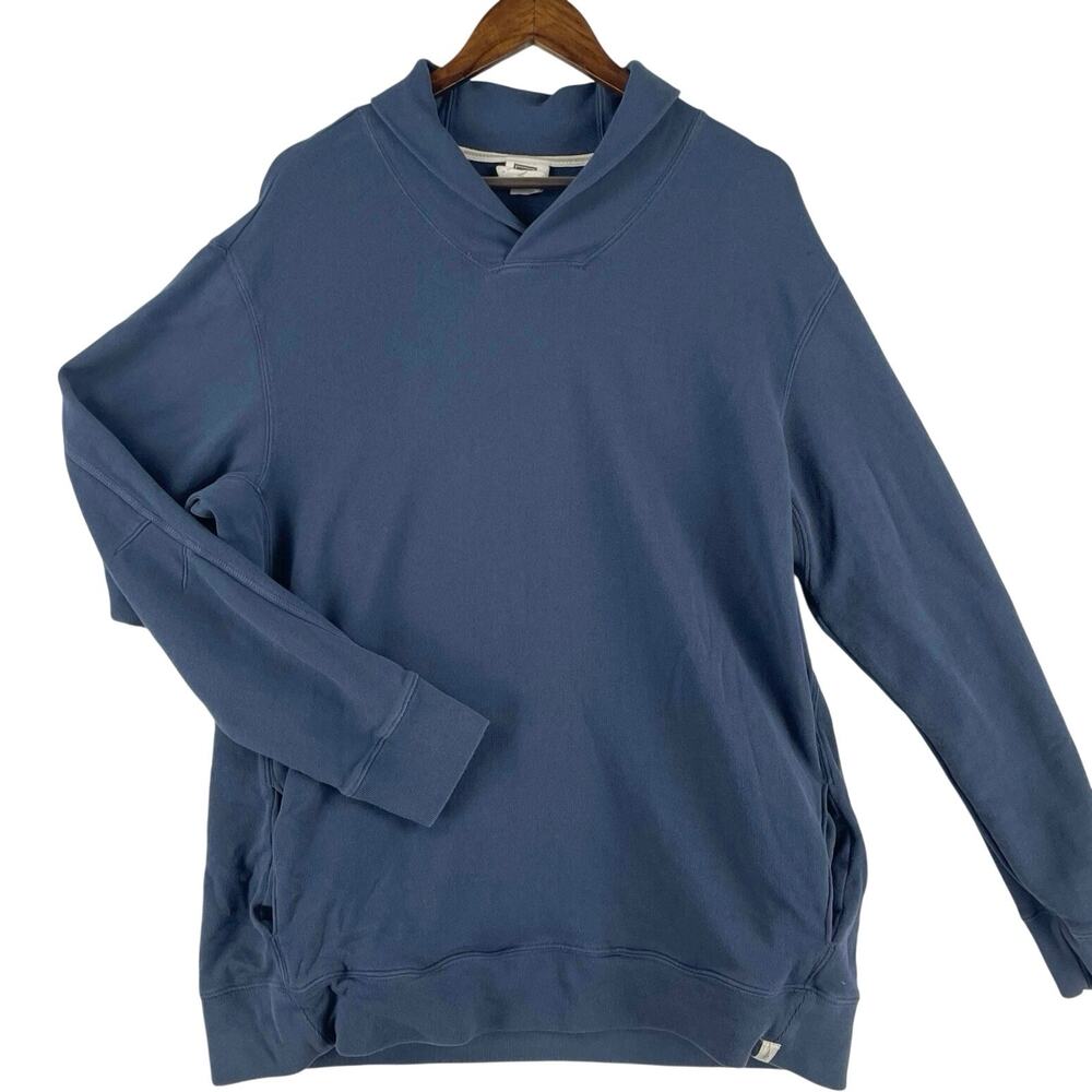 VTG ‘09 The NorthFace Mens Shawl Collar Pullover French Terry Sweatshirt XL Navy